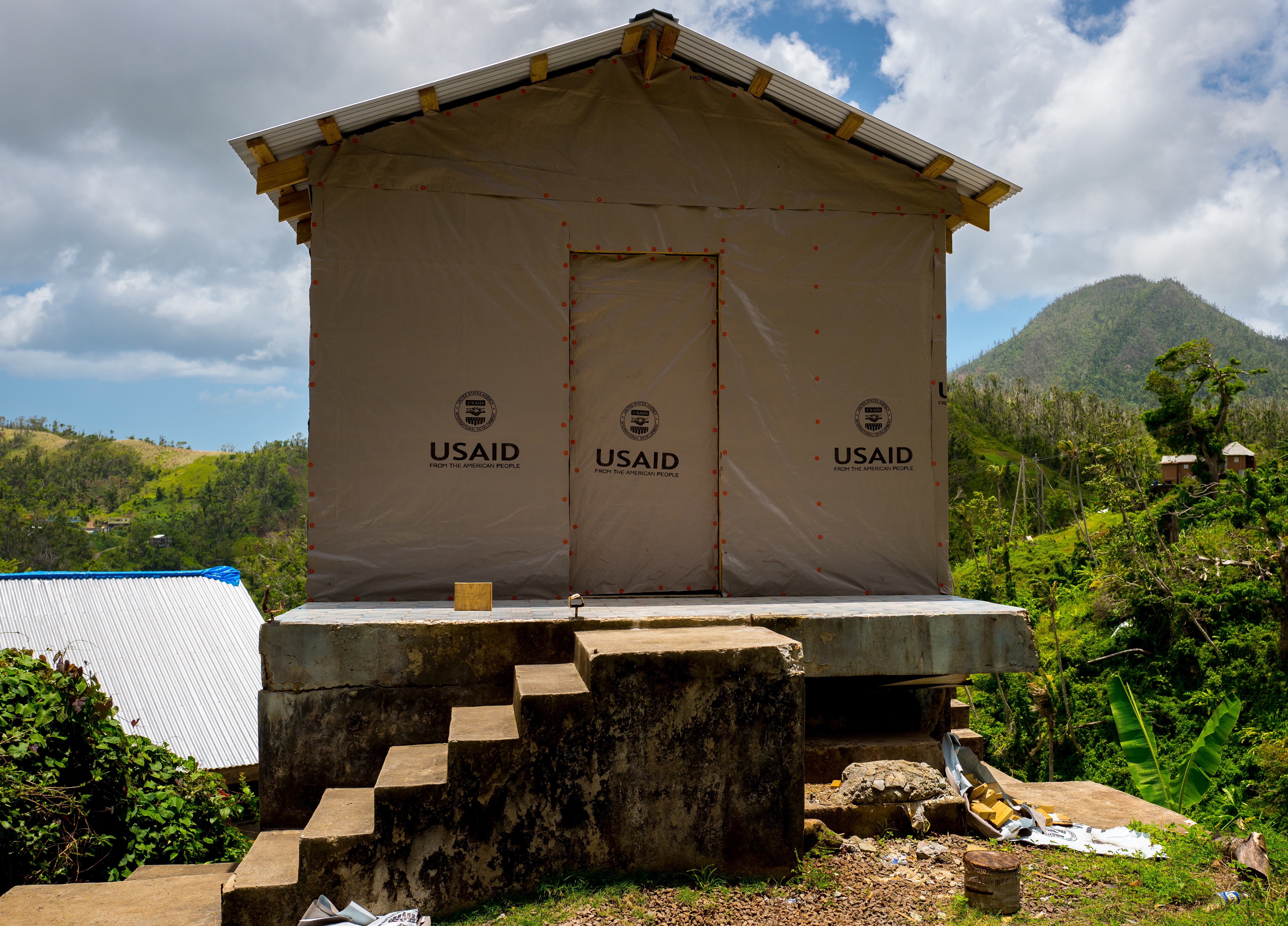 Climate resilient “Core” house in Paix Bouche.